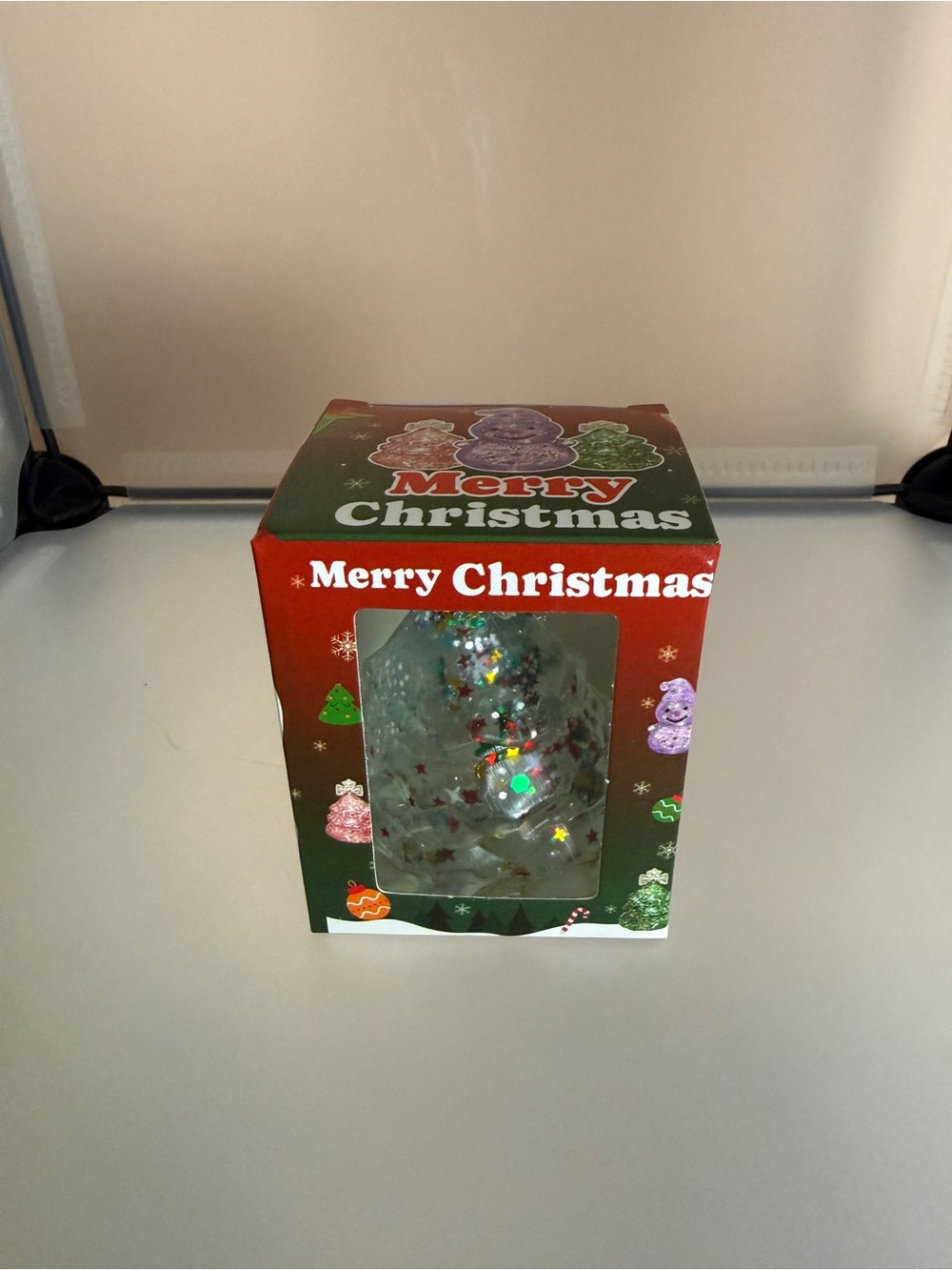 🎄 Christmas Tree Gel Sugar Glitter Squishy Clear Blue 💙